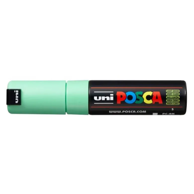 ROTULADOR UNI POSCA 8 MM PC-8K VERDE CLARO