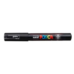 ROTULADOR UNI POSCA 0,7 MM PC-1M NEGRO