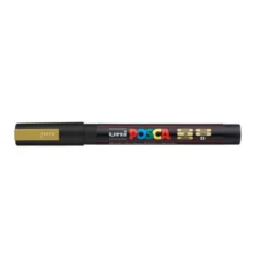 ROTULADOR UNI POSCA 0,9 - 1,3 MM PC-3M ORO