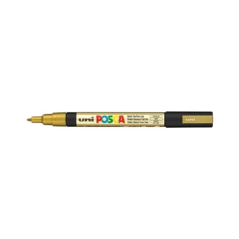 ROTULADOR UNI POSCA 0,9 - 1,3 MM PC-3M ORO