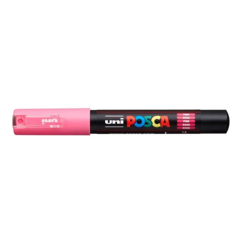ROTULADOR UNI POSCA 0,7 MM PC-1M ROSA