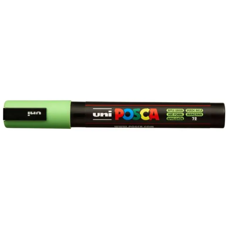 ROTULADOR UNI POSCA 1,8 - 2,5MM PC-5M VERDE MANZANA