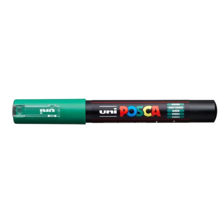 ROTULADOR UNI POSCA 0,7 MM PC-1M VERDE
