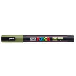 ROTULADOR UNI POSCA 0,9 - 1,3MM PC-3M VERDE KAKI