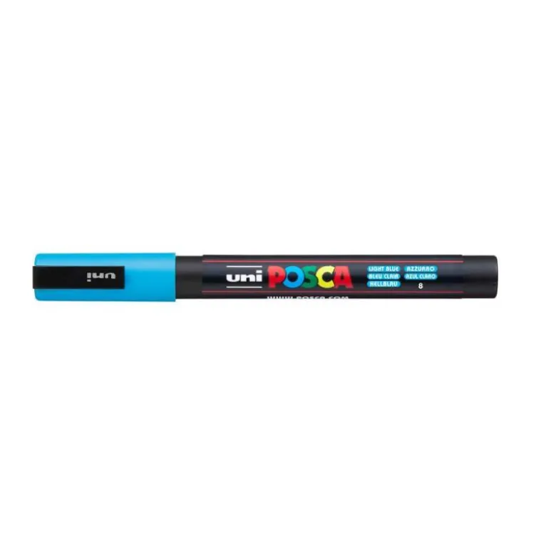 ROTULADOR UNI POSCA PC-3M AZUL CLARO