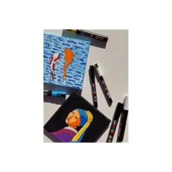 ROTULADOR UNI POSCA PC-5M/8C ESTUCHE DE 8 UNIDADES COLORES OSCUROS SURTIDOS