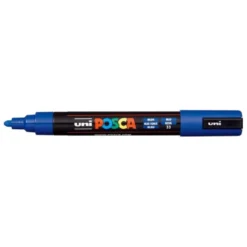 ROTULADOR UNI POSCA PC-5M MARCADOR DE PINTURA PUNTA CONICA 1,8-2,5 MM AZUL