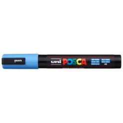 ROTULADOR UNI POSCA PC-5M MARCADOR DE PINTURA PUNTA CONICA 1,8-2,5 MM AZUL CIELO