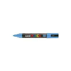 ROTULADOR UNI POSCA PC-5M MARCADOR DE PINTURA PUNTA CONICA 1,8-2,5 MM AZUL CIELO