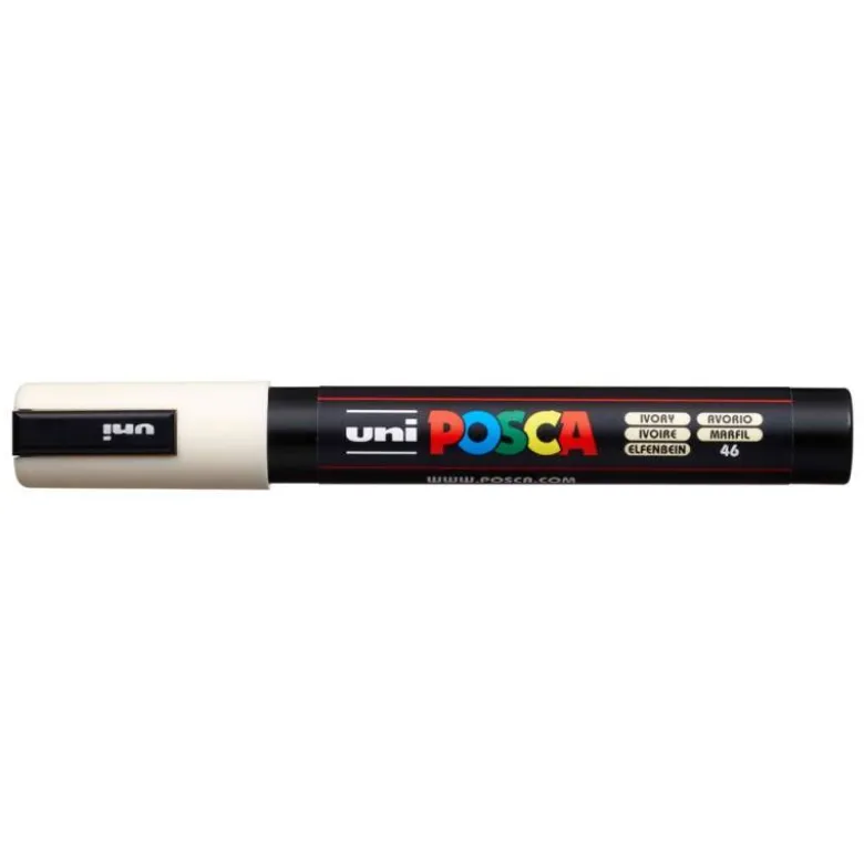 ROTULADOR UNI POSCA PC-5M MARFIL