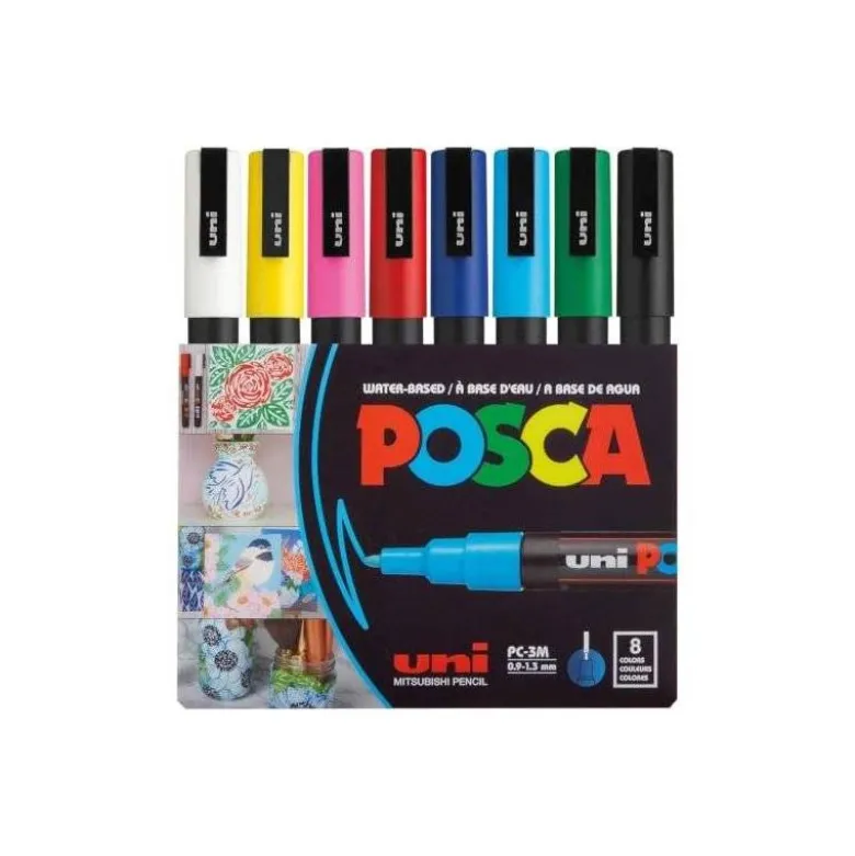 ROTULADOR UNI POSCA PC-3M ROSA