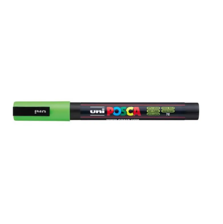 ROTULADOR UNI POSCA PC-3M VERDE MANZANA