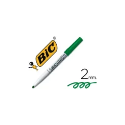 Rotulador velleda verde Bic para pizarra blanca