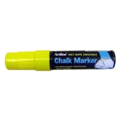 RRotulador Artline EPW-12 para pizarra tipo tiza Color Amarillo