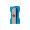 SACAPUNTAS LIDERPAPEL METALICO CUÑA 1 USO COLOR AZUL