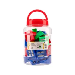 SACAPUNTAS LIDERPAPEL PLASTICO 2 USOS COLORES SURTIDOS