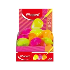 SACAPUNTAS MAPED PLASTICO IGLOO 1 USO NEON