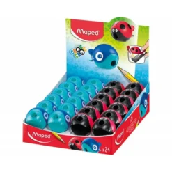 SACAPUNTAS PLASTICO MAPED CROC CROC EASY 1 USO CON DEPOSITO 2 MODELOS 