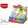 SACAPUNTAS PLASTICO MAPED 1 USO CON GOMA DE BORRAR LOOPY MINI CUTE