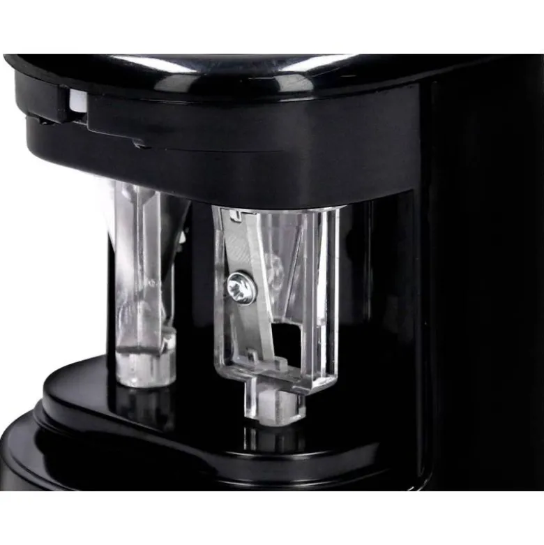 SACAPUNTAS Q-CONNECT KF14568 ELECTRICO DE SOBREMESA CABLE USB/4 PILAS AA AFILA CUCHILLA DIAMETROS DE 6 A 12MM DOS USOS