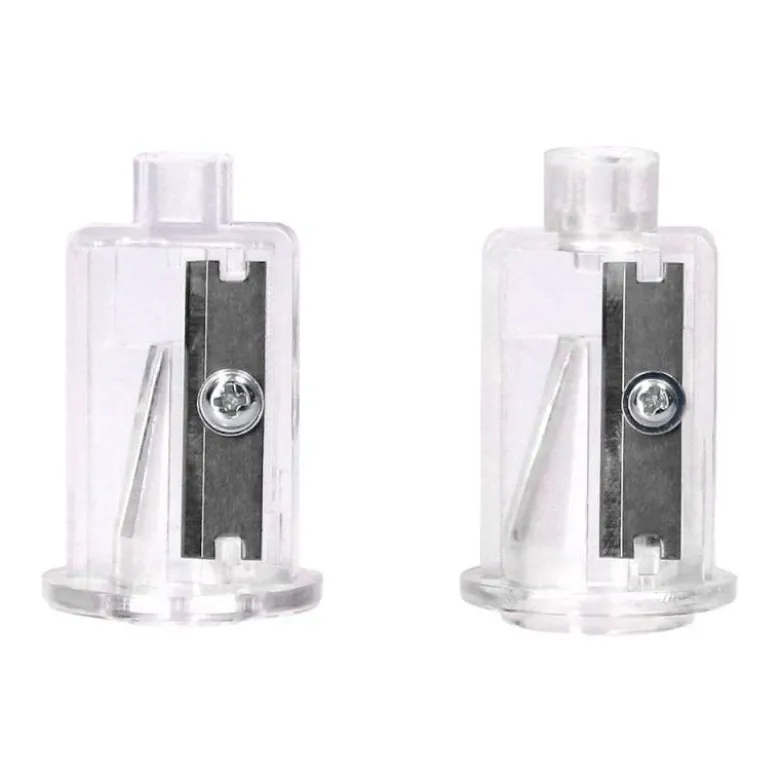SACAPUNTAS Q-CONNECT KF14568 ELECTRICO DE SOBREMESA CABLE USB/4 PILAS AA AFILA CUCHILLA DIAMETROS DE 6 A 12MM DOS USOS