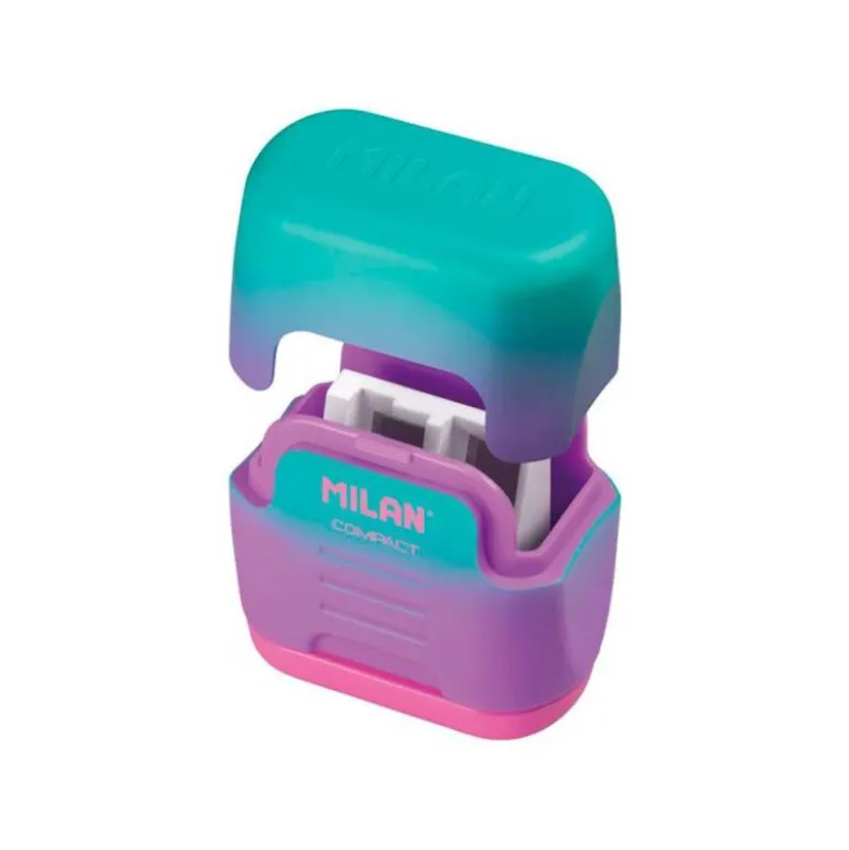 SACAPUNTAS MILAN COMPACT SUNSET PLASTICO 2 USOS COLORES SURTIDOS "NO SE PUEDEN ELEGIR"
