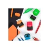 SACAPUNTAS MILAN COMPACT TOUCH DUO PLASTICO 2 USOS CON GOMA + 2 RECAMBIOS DE GOMA
