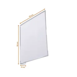 SEÑAL DE PASILLO ADHESIVA DURABLE 149X149 MM VERTICAL PACK DE 10 UNIDADES