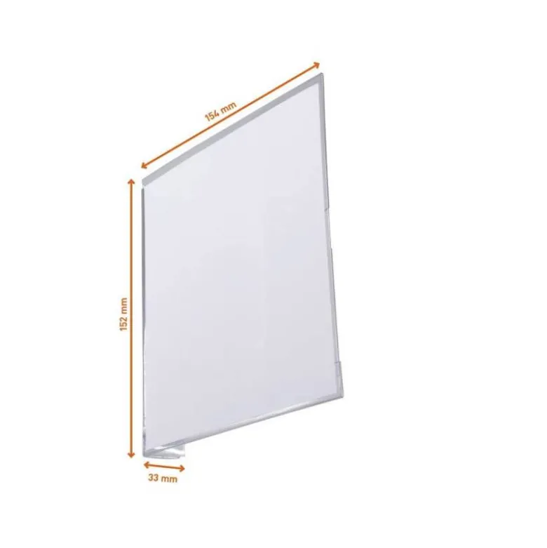 SEÑAL DE PASILLO ADHESIVA DURABLE 149X149 MM VERTICAL PACK DE 10 UNIDADES