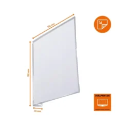 SEÑAL DE PASILLO ADHESIVA DURABLE 149X149 MM VERTICAL PACK DE 10 UNIDADES