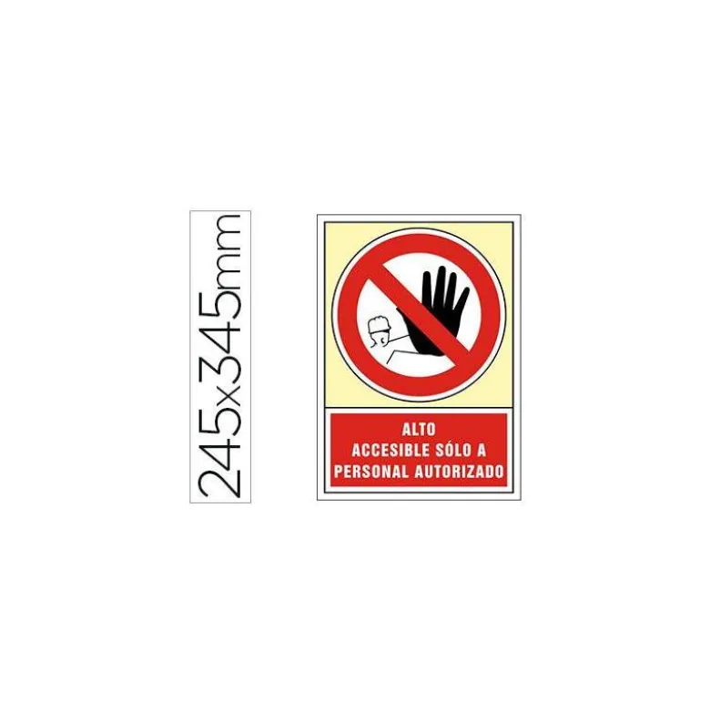 Señal marca Syssa prohibido el paso solo personal autorizado