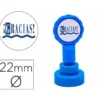 SELLO ARTLINE EMOTICONO GRACIAS COLOR AZUL 22 MM DIAMETRO