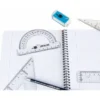 Semicírculo de plástico Marca Liderpapel 2 escalas