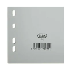 Separador alfabetico Elba plástico DIN A4 11 taladros en color gris