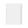 Separador alfabetico marca multifin 3005 plastico folio natural