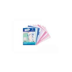 SEPARADORES DE PLASTICO OXFORD POLIPROPILENO 500 MC COLORES PASTEL JUEGO DE 5 SEPARADORES