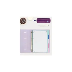 SEPARADORES DE PLASTICO OXFORD POLIPROPILENO 500 MC COLORES PASTEL JUEGO DE 5 SEPARADORES