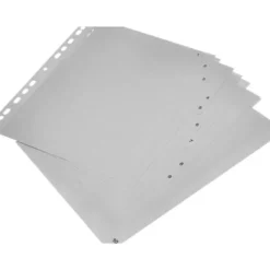 Separadores de plastico Q-Connect numericos multitaladro 1-10 DIN A4