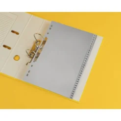 Separadores de plastico Q-Connect numericos multitaladro Din A4