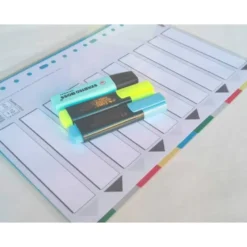 Separadores plastico Esselte Folio juego de 10 colores