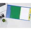 Separador liderpapel plastico juego de 5 separadores cuarto 11 taladros