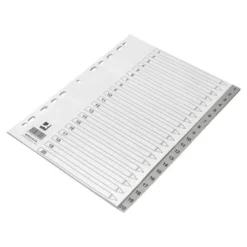 Separador Q-Connect Numerico 1-20 A4 multitaladro