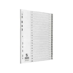 Separador Q-Connect Numerico 1-20 A4 multitaladro