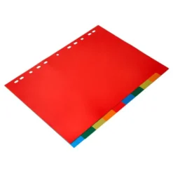 SEPARADOR Q-CONNECT PLASTICO JUEGO DE 10 SEPARADORES DIN A4 MULTITALADRO