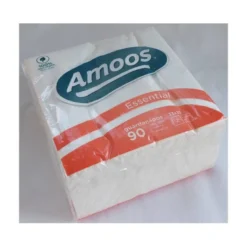 Servilletas de papel Amoos Color blanco