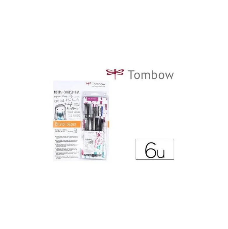 Set caligrafia Tombow Lettering Beginner para principiantes 6 piezas