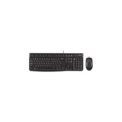 Set teclado + raton con cable Logitech color Negro