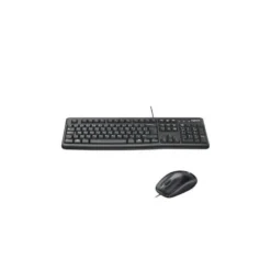 Set teclado + raton con cable Logitech color Negro