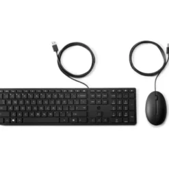 SET TECLADO + RATON HP COMBO 320MK USB-A LONGITUD 1.8 M COLOR NEGRO