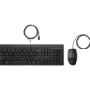 SET TECLADO + RATON HP COMBO 225 USB-A LONGITUD CABLE 180 CM COLOR NEGRO